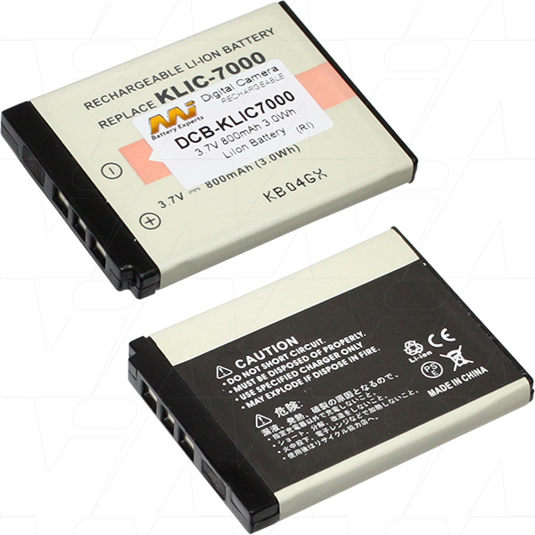 MI Battery Experts DCB-KLIC-7000-BP1
